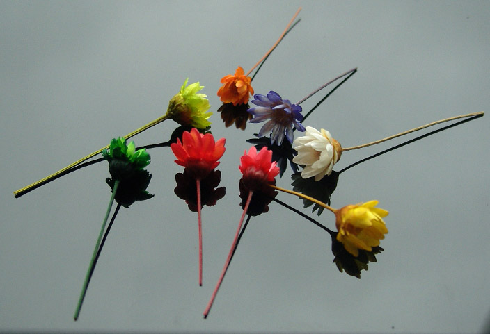 Mini Roses (sold in per package of 20 pcs assorted colors)