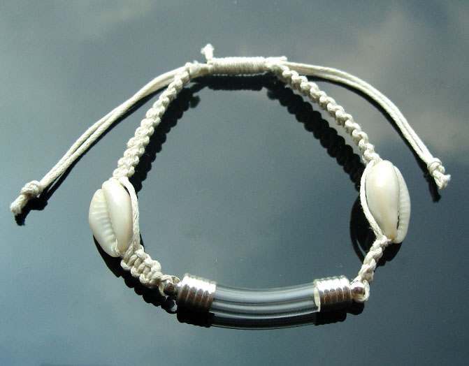 Shell Beads(Premade Woven Cotton Bracelets)