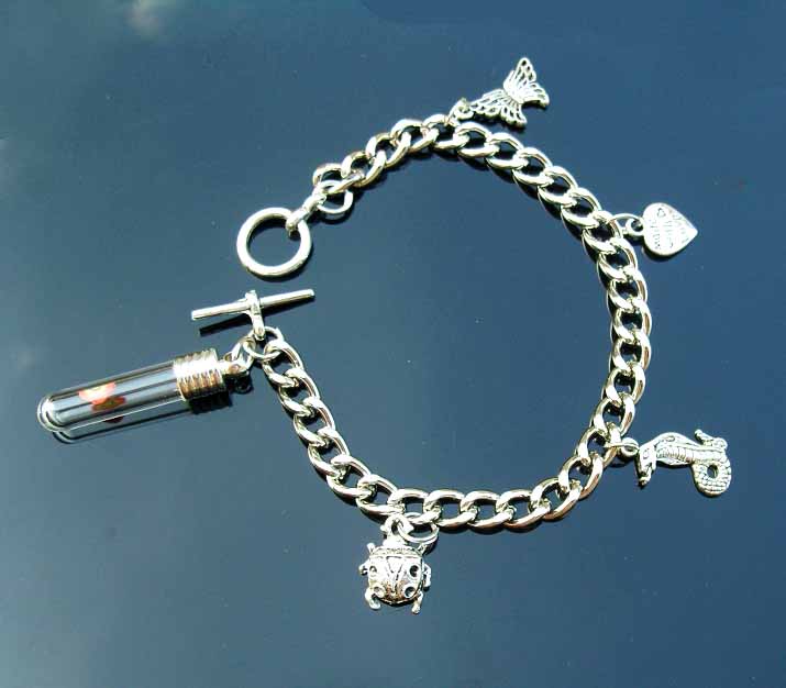 Trinkettes Charms Chain Bracelet with 6MM Glass Vial