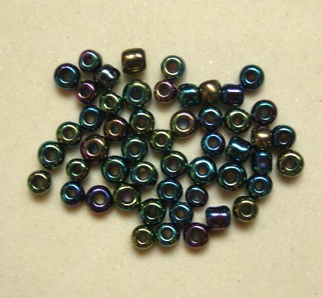 Electroplated Black Beads(sold in per package of 50G)