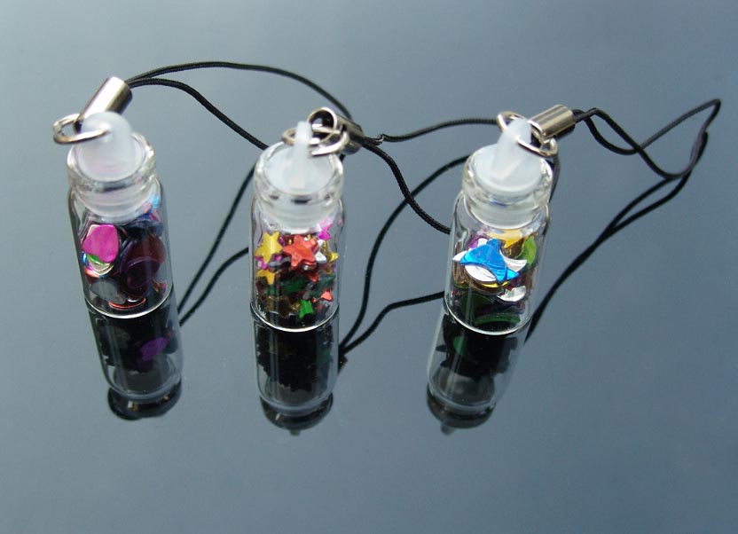 Mini Bottle With Mini Moons,stars,hearts(Assorted)
