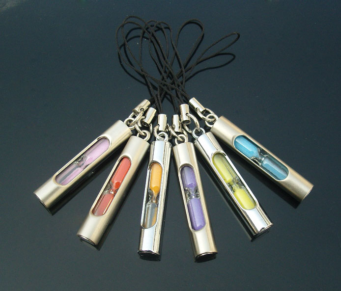 Sandglass Cellphone Straps(Assorted Sand Colors)