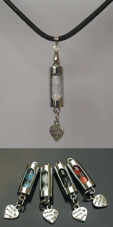 Sandglass Necklaces(Assorted Sand Colors)