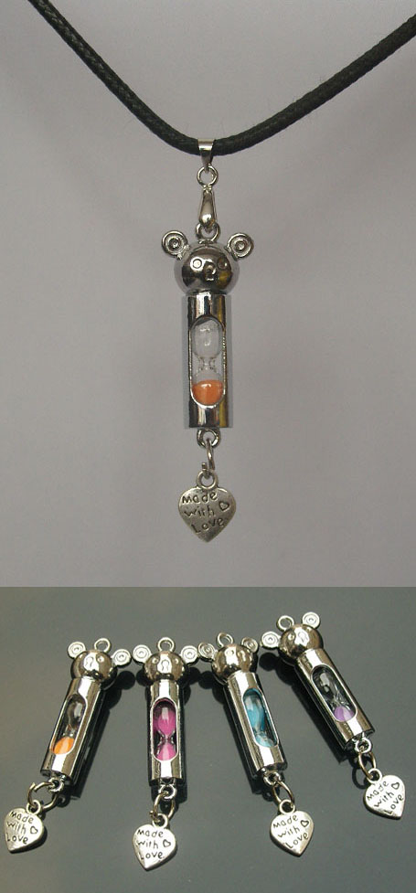 Sandglass Necklaces(Assorted Sand Colors)
