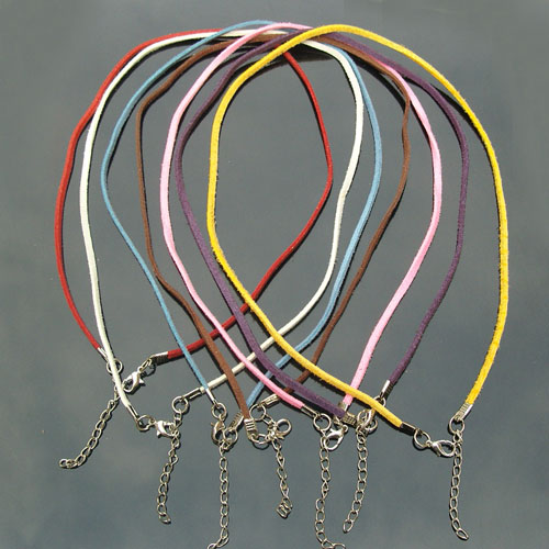 Suede Leather Pendant Cord (Assorted Colors)