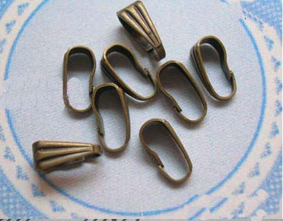 9MM Bronze Pendant Clasp (Sold in per package of 50pcs)