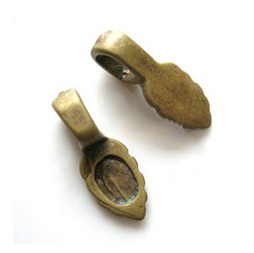 15x6MM Bronze Bail For Mounting Glass Pendants(sold in per package of 120pcs)
