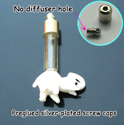 6MM Elephant (Preglued silver-plated screw caps)