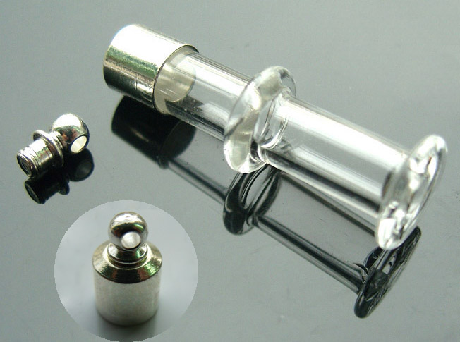 6MM Bottle (Preglued silver-plated screw caps)