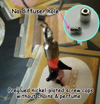 6MM  Penguin (Preglued Nickel-plated screw caps,No Diffuser Hole)