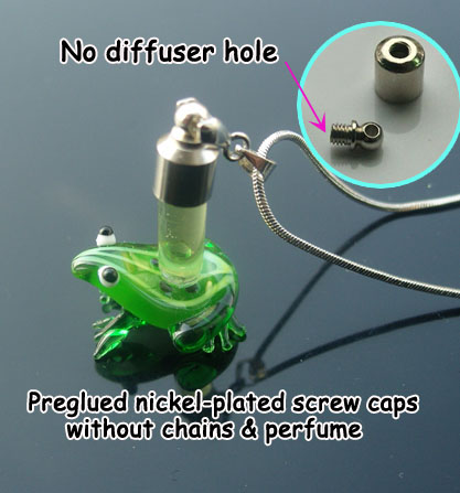 6MM  Frog (Preglued Nickel-plated screw caps,No Diffuser Hole)