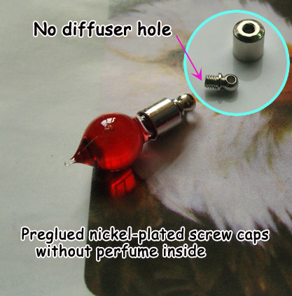 5MM Tear Drop (Preglued Nickel-plated screw caps)