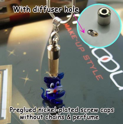 6MM Cat Dart Blue (Preglued Nickel-plated screw caps,With Diffuser Hole)