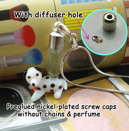 6MM Spot Dog (Preglued Nickel-plated screw caps,With Diffuser Hole)