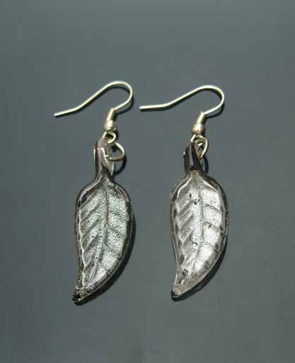 Murano ‎Leaf Earrings (sold in per pairs) 