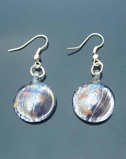 Murano Turtle Shell  Earrings (sold in per pairs) 