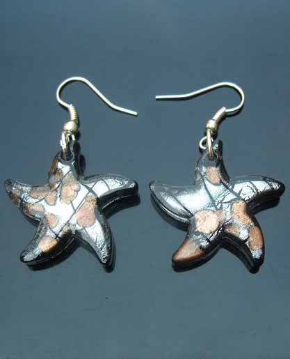 Murano ‎Starfish Earrings (sold in per pairs) 
