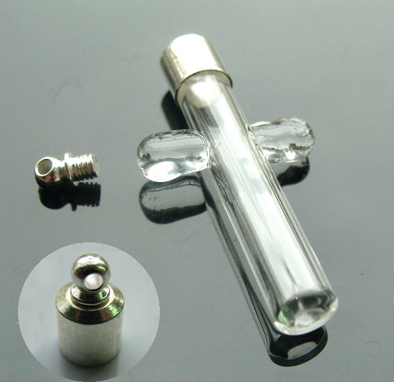 Cross (Preglued silver-plated screw caps)