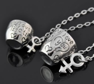 Wish Locket Necklaces(Sold in per pairs)