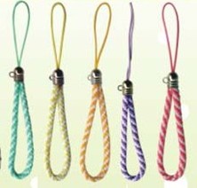 CELLPHONE BRAIDED NYLON STRING(Sold in per package of 25 pcs,Assorted Colors)