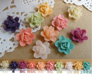12MM Resin Orchid(sold in per package of 100pcs,assorted colors)