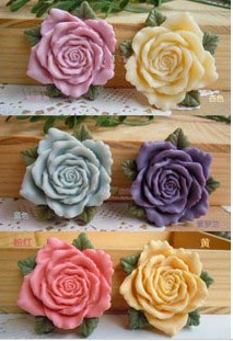 40MM Resin Rose (sold in per package of 30pcs,assorted colors)