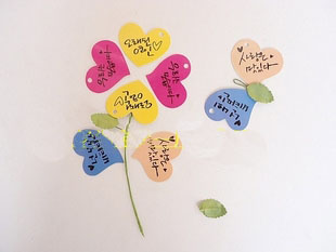 Heart Wish Hangtag (Sold in per package of 300pcs,assorted colors)