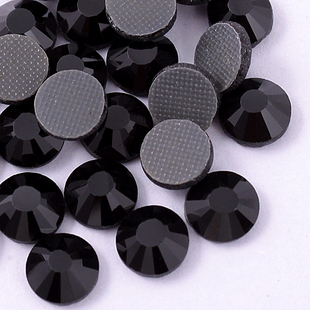 2.8MM Black Flat Bottom Crystal Trade Diamond (Sold in per package of 100pcs)