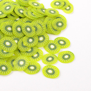 9MM FIMO Kiwi Fruit Flakes (Sold in per package of 1200pcs)