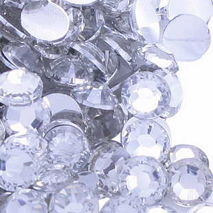2MM White Flat Bottom Resin Rhinestone Diamonds (Sold in per package of 500pcs)