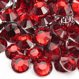 2MM Red Flat Bottom Resin Rhinestone Diamonds (Sold in per package of 500pcs)