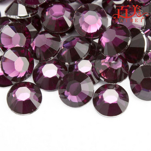 4MM Purple Flat Bottom Resin Rhinestone Diamonds (Sold in per package of 200pcs)