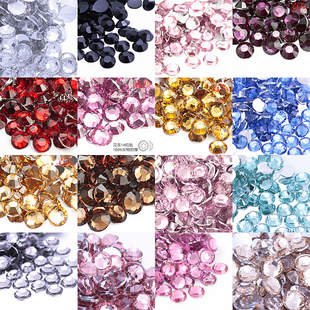 3MM Red Flat Bottom Resin Rhinestone Diamonds (Sold in per package of 200pcs)