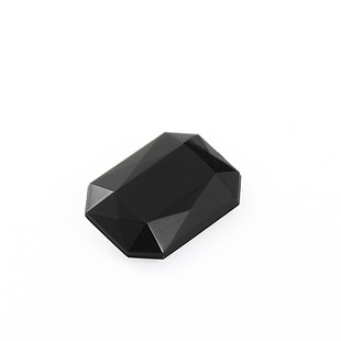 20x30MM Black Flat Bottom Octagonal Diamond (Sold in per package of 35pcs)
