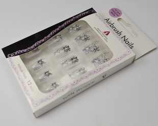 French Flower Nail Tips (Sold in per package of 24pcs)