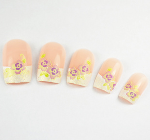 Rose Nail Tips (Sold in per package of 12pcs)
