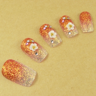 Glitter Nail Tips (Sold in per package of 24pcs)