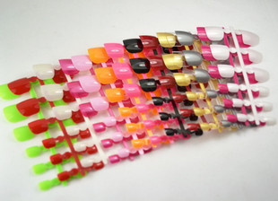 Nail Tips (Sold in per package of 60pcs,assorted colors)