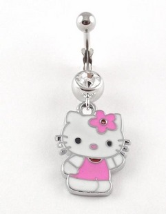 Hello Kitty Navel Belly Rings (Sold in per package of 20pcs)