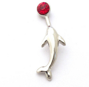 Dolphin Navel Belly Rings (Sold in per package of 12pcs)