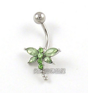 Dragonfly Navel Belly Rings (Sold in per package of 10pcs)