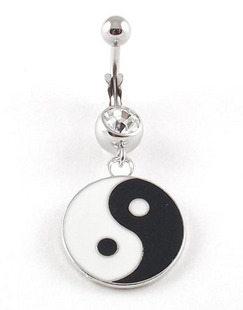 Yin Yang Navel Belly Rings (Sold in per package of 20pcs)