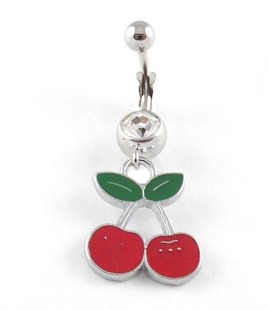 Cherry Navel Belly Rings (Sold in per package of 20pcs)