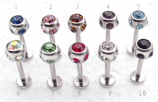 Lip Ear Rings (Sold in per package of 50pcs,assorted colors)