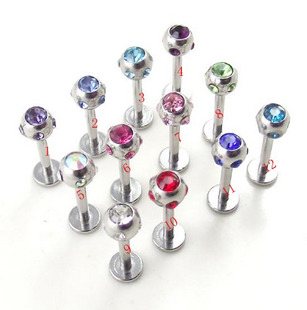 Lip Ear Rings (Sold in per package of 40pcs,assorted colors)