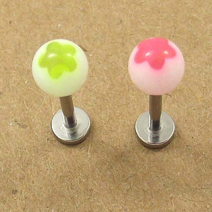 Lip Ear Rings (Sold in per package of 60pcs,assorted colors)