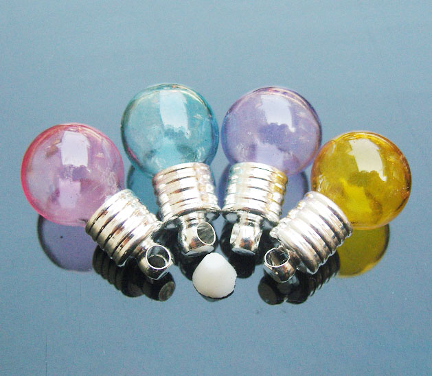 6MM Color-Plated Round Bottom Bulb (Assorted Colors)