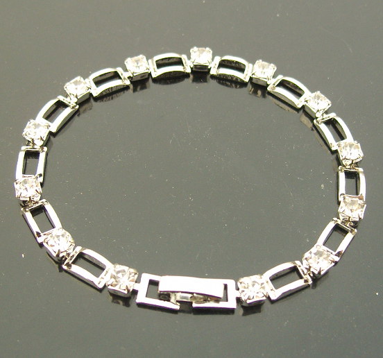 Rhinestone Rectangle Bracelets 