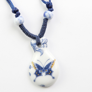 Blue And White Porcelain Necklaces(Assorted Images)