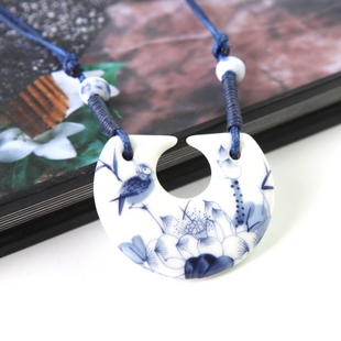 Ceramic Lotus Necklaces